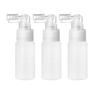 닥터보틀 화장품공병 24파이 기역자 스프레이, 3개, 24파이 기역자 스프레이(투명)/ PE30ml(반투명)