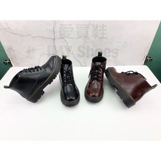 36-41碼經典不敗中筒5眼綁帶馬丁靴【快速出貨】MIT 英倫風 軍風 短靴 5孔綁帶 復古 厚底 軍靴 學生鞋