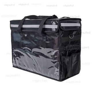 外送箱 外送保溫袋 外送小箱 外送袋 外送包手提保溫箱 保鮮配送餐箱 保溫箱 機車保冰袋55L 外送保溫箱, 55L 黑色, 1個