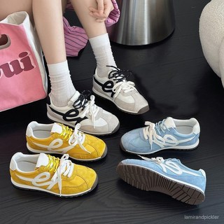 大尺碼德訓鞋 阿甘鞋 35-40號 美式復古百搭休閒運動鞋 春夏新款增高韓版女鞋