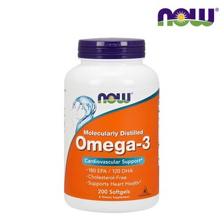 나우푸드 오메가-3 180 EPA 120 DHA 소프트젤, 200정, 1개