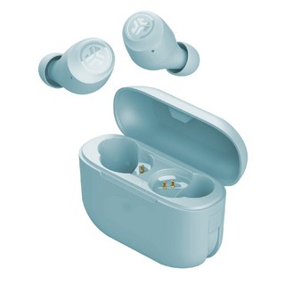 JLab Go Pop+ 通透模式 TYPE-C充電 雙耳連線 語音助理 真無線 藍牙耳機, 淺天藍