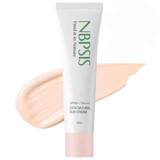 엔비피시스 천연유래성분 94% 민감성 톤업선크림 SPA50+ PA++++ 무기자차 시카 자외선자단제, 오리지널, 1개, 40ml