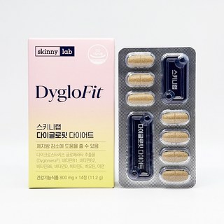 다이글로메라 추출물 스키니랩 다이글로핏 효능 다이어트, 14정, 1박스