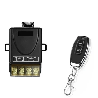 433MHz 스마트 라이트 스위치 무선 원격 제어 팬 천장 조명 110V 220V 30A 릴레이 모듈 ON/OFF 송신기 Key, 02 1 Switch 5 Remote