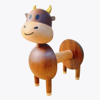 휴지 케이스 두루마리 점보롤 티슈 원목 디스펜서 고양이, 1개, 사펠리 소