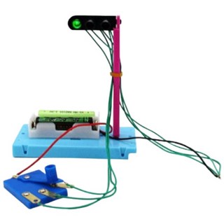 崴翔工藝 科學好好玩--ES-06電的科學-紅綠燈 DIY科學實驗套件 益智玩具, 1個