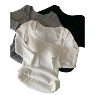 <기간한정30%세일>더모아 쫀쫀 기모 브라캡 골지 노브라티