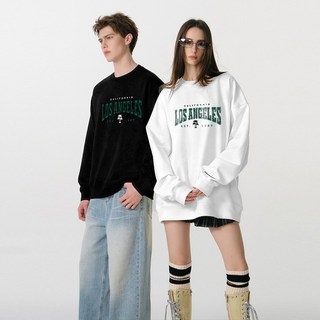 FONOW 남녀공용 심플 오버핏 TST 1989 로스엔젤리스 맨투맨