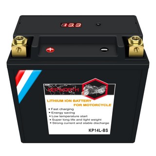 YTX14L-BS GYZ16HL 65958-04B 전용 대체 배터리 EU 주식 12V 리튬 오토바이 9Ah 520CCA 파워스포츠, 01 CHINA, 02 Left Positive