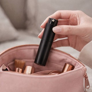 테르오 가방에 쏙 향수 스프레이 공병 10ml, 2개, 블랙