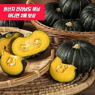 열매농장 해남 직송 미니밤호박, 1박스, 2kg