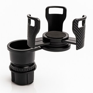 다두이다 차량용 논슬립 투인원 대용량 확장형 컵홀더, 와이드업 컵홀더, 1개