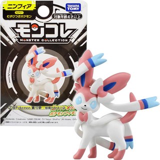 NANA小站 PC91652 正版 多美 MONCOLLE 仙子伊布 精靈寶可夢 PokemonGO 寶可夢玩具, 1個