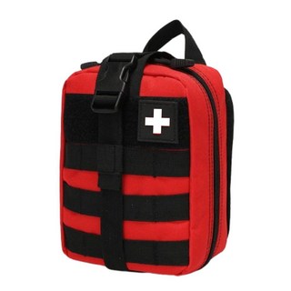 [레드 16종] 사계절닷컴 구급가방 응급 처치 키트 미니 구급함 휴대용 파우치, 1세트
