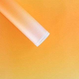 【森林海】花束包裝紙 韓素紙 滾邊花束包裝紙 禮物包裝 花禮品包裝紙 花藝包裝材料, D12漸變橙色-1張, 1個