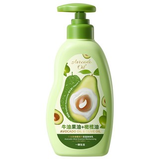 酪梨橄欖 精粹保濕身體乳 牛油果果油+橄欖油 嫩膚柔滑肌膚, 1個, 350ml