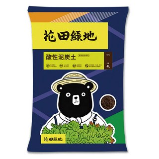 花田綠地 酸性泥炭土 4L (喜酸植物專用), 1個