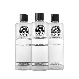 Chemical Guys ACC139 2차 용기 희석 병 뚜껑 포함 453.6ml(16온스) 3팩
