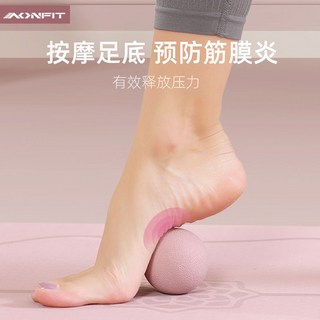 足底筋膜球按摩球 肌肉放鬆球 腰部背部肩頸腳底經絡頸膜球 足弓訓練, 【霧藍】tpe筋膜球/兩隻裝更優惠, 1個