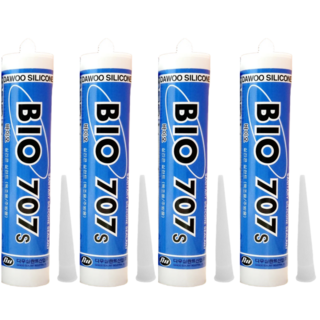 퀵마켓 욕실용 실리콘 바이오 707(노즐 포함 안전포장), 4개