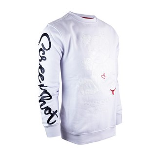 [스크린샷] F1113 - 정품 미국 뉴욕 스트릿 패션 브랜드 / 하프 앤 하프 컬러 블락 맨투맨 긴팔 셔츠 남여공용 / 오버핏 빅사이즈