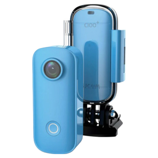 SJCAM C100+ 4K升級版 高清WIFI 防水磁吸式微型攝影機/迷你相機, 綠色,+64G