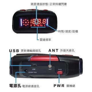 大高雄阿勇的店 征服者 GX-100S GPS衛星定位測速器 資料免費更新 全頻雷達一體機, 1個