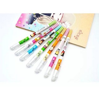 憶香許快樂購 學生 文品佳 可擦筆 0.5mm 全針管 摩磨魔易擦 中性筆 晶藍 碳黑色 魔力可擦 水筆芯 可擦中性筆, 可擦空筆桿【卡通款】, 1個