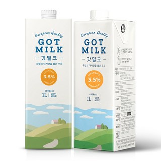 갓밀크 멸균우유, 1L, 12개
