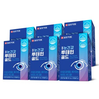 일양약품 눈건강 루테인 골드, 30정, 6개