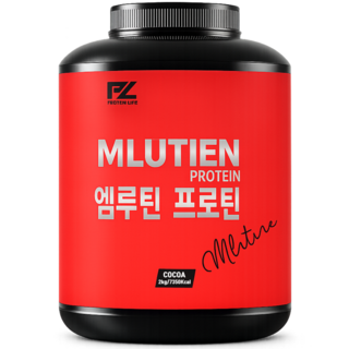 엠루틴프로틴 헬스단백질보충제 근육증가 프로틴 연한코코아 곡물맛, 1개, 2kg