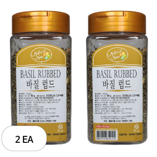 내츄럴스파이스 바질 럽드, 80g, 2개