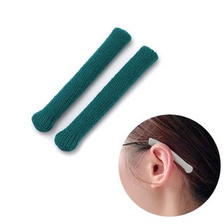 미즈코스 2p 패브릭 안경 다리 팁 안경귀 귀고무 미끄럼 방지 이어 그립