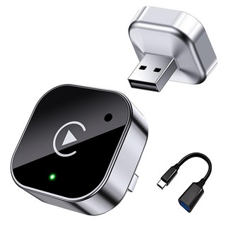 티라인 2in1 초소형 무선 안드로이드 오토 카플레이 동글 안드로이드 iOS 호환, D305