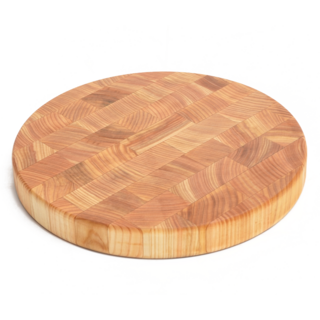 BOUMBI 국내생산 편백나무 엔드그레인 도마, 1개, 원형