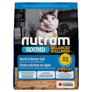 nutram 均衡健康系列 乾飼料 S5, 雞肉 + 鮭魚, 1.13kg, 1袋