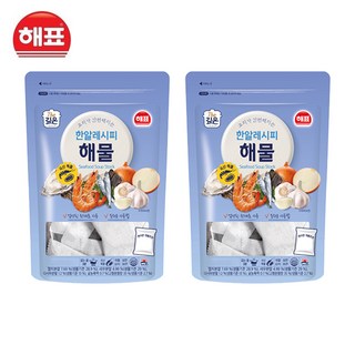 사조 해표 국산 한알레시피 해물, 80g, 2개
