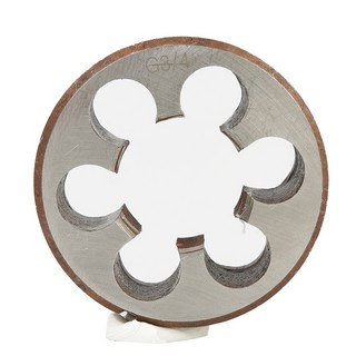 볼트 1Pcs HSS 파이프 스레드 원형 다이 BSP 1/8 1/4 3/8 1/2 3/4 고속 강관 핸드 툴 탭, 1개