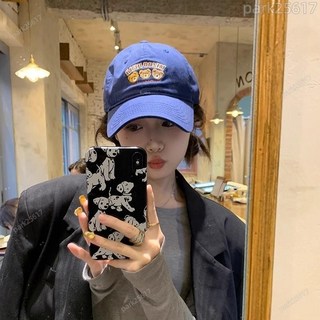 三衹小熊 甜美可愛圖案刺繡棒球帽女款新款顯白軟頂鴨舌帽