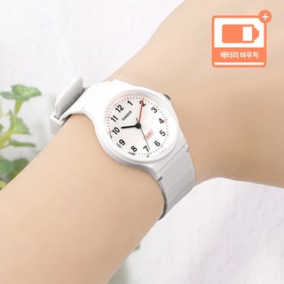 카시오 클래식 생활방수 아날로그 팝 컬러 수험생 여자 수능 시계 + 배터리 바우처