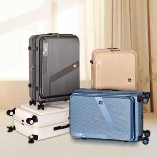 LUDWIN 路德威 箱行達人前開式20/27吋防爆拉鍊行李箱