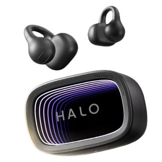 에디파이어 블룸 어게인 할로 클립 블루투스 이어폰, 바운더리 블랙