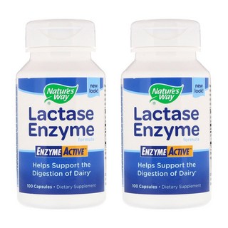Nature's Way 然萃維 乳糖酶活性酵素膠囊, 100顆, 2罐