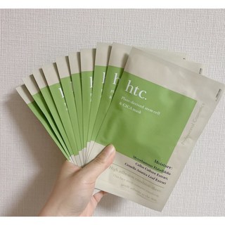 JM SHOP嚴選 日本當地採購 日本 HTC 復活草面膜 10片裝, 1個, 5入