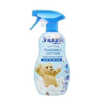스너글 섬유탈취제 허거블 코튼 본품, 470ml, 2개