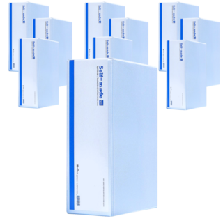 웰컴투 3공 D링 바인더 대용량 10cm, 10개입, 백색투명