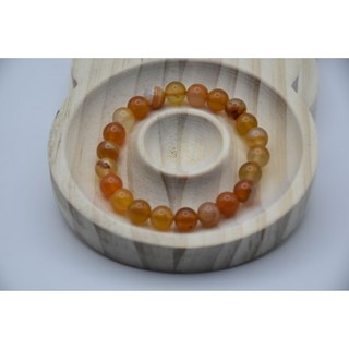 晶石能量坊 天然橙條紋瑪瑙手珠手串 8mm 10mm #天然瑪瑙 #橙色瑪瑙