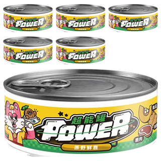 COUCH POTATO Power 超能貓咪主食罐, 原野鮮鹿, 80g, 6罐