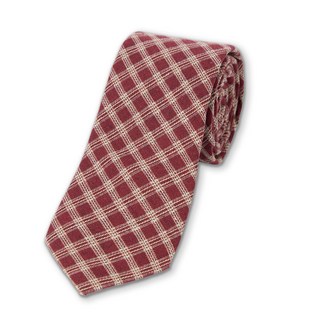 SLOTHFUL 經典職場領帶 (紅色小方格) SPEA31